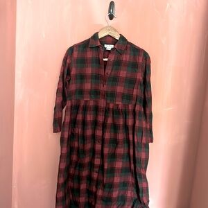 Eddie Bauer plaid dress